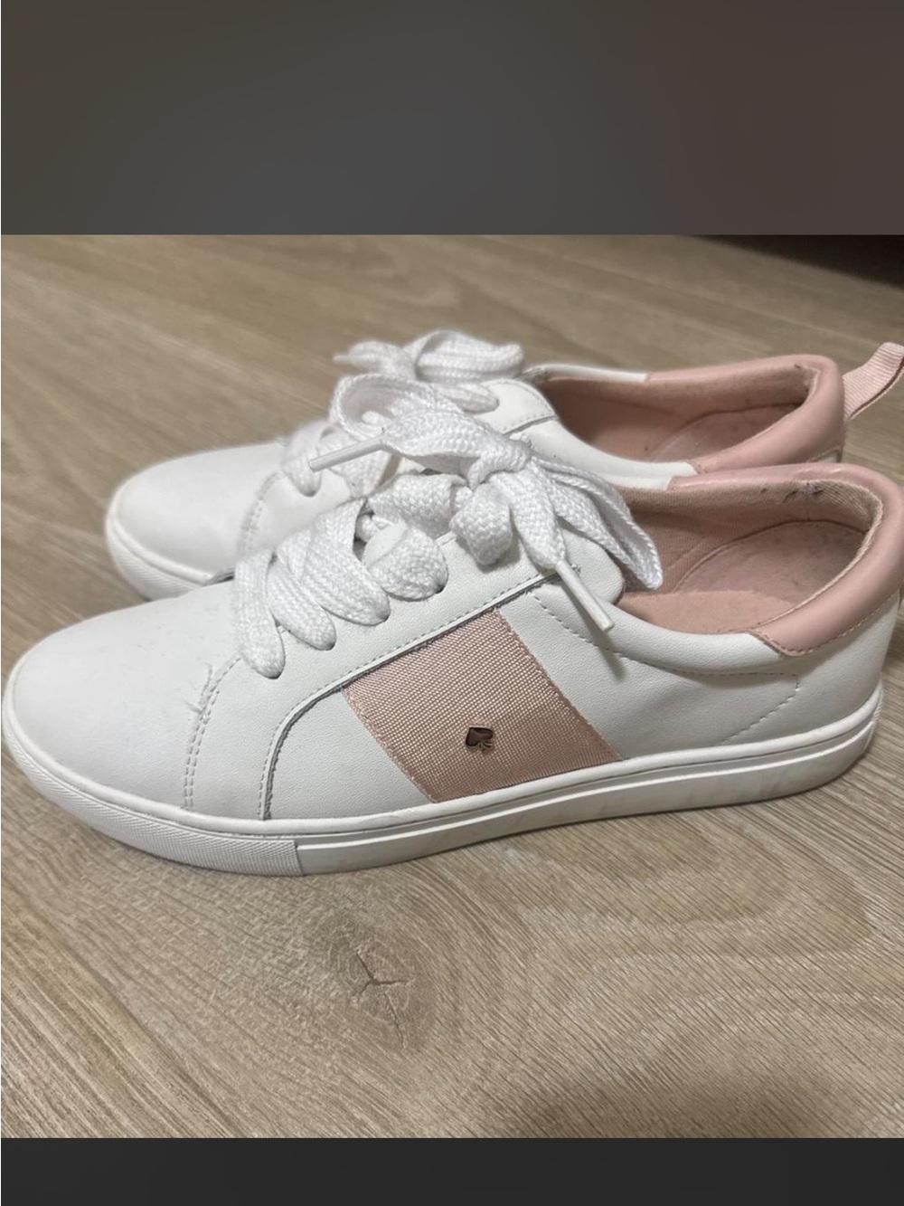 Kate Spade - White & Blush Women's Sneakers